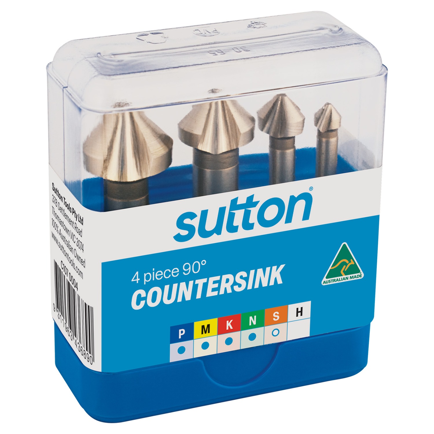 Countersink Sets - 90° Three Flute - DIN
